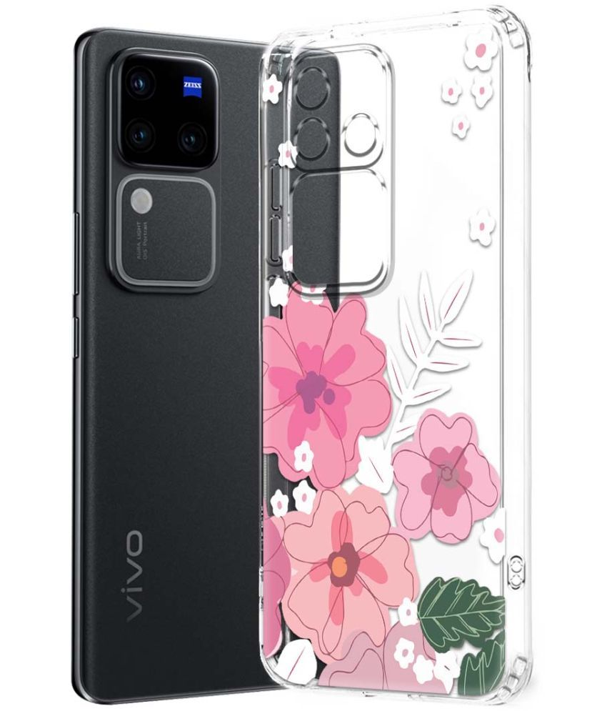     			NBOX Multicolor Printed Back Cover Silicon Compatible For Vivo V30 Pro 5G ( Pack of 1 )