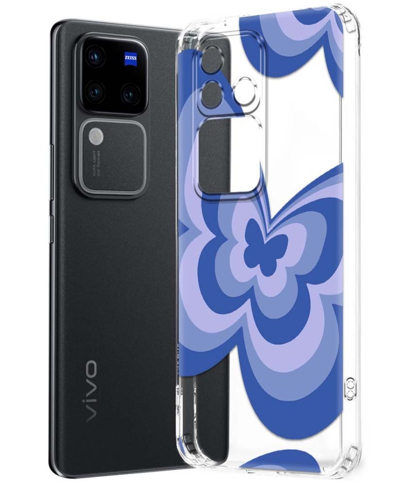     			NBOX Multicolor Printed Back Cover Silicon Compatible For Vivo V30 Pro 5G ( Pack of 1 )