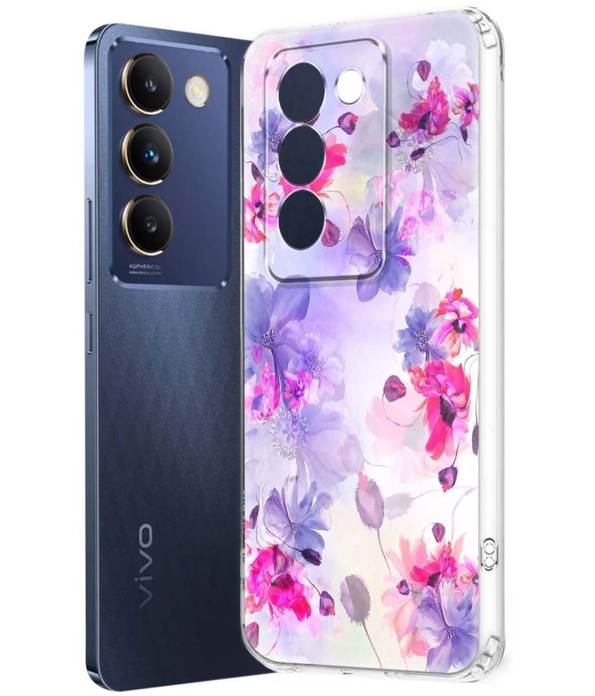     			NBOX Multicolor Printed Back Cover Silicon Compatible For Vivo T3 5G ( Pack of 1 )