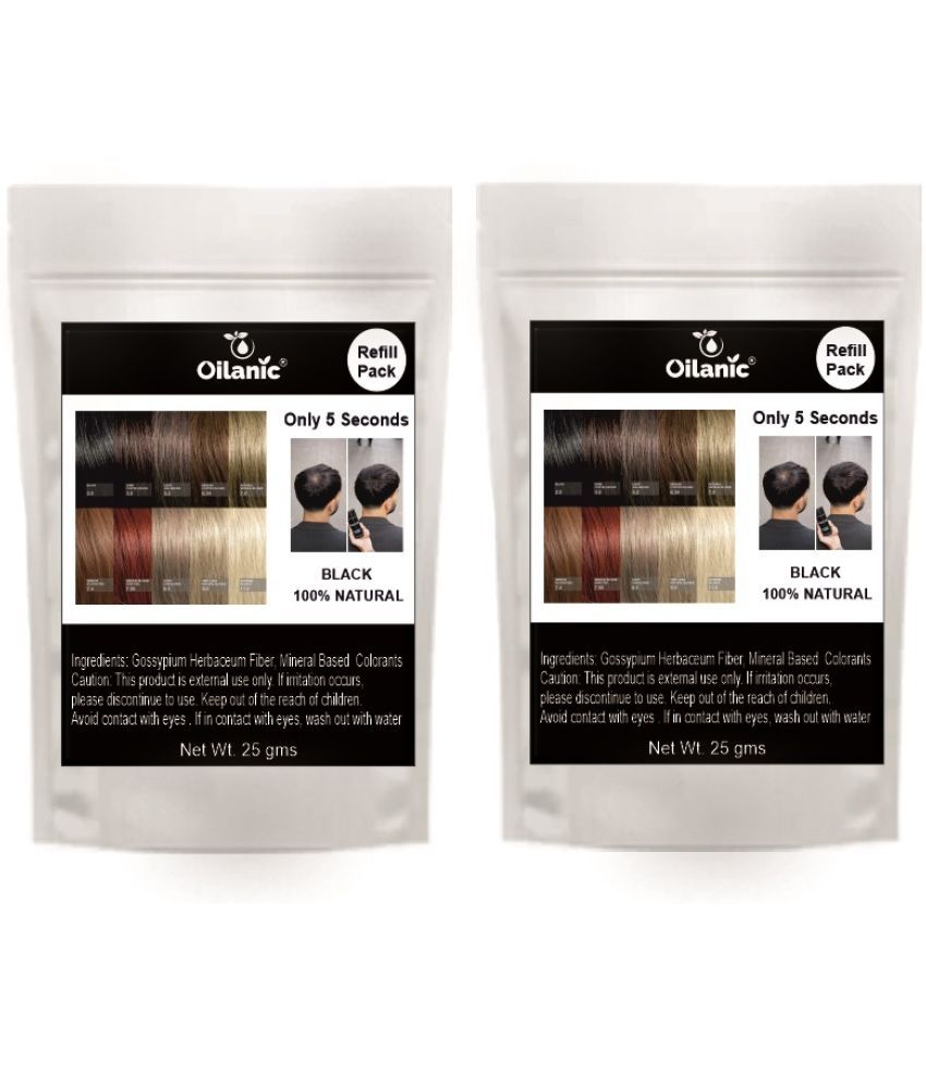     			Oilanic Hair Building Fibers Instant Fuller Hair 25 gm Pack of 2