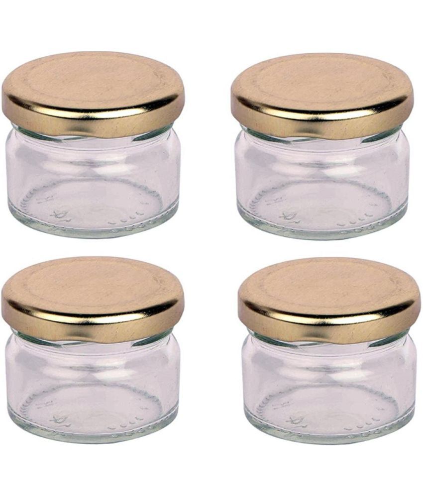     			Somil  Glass Container Glass Transparent Utility Container ( Set of 4 )