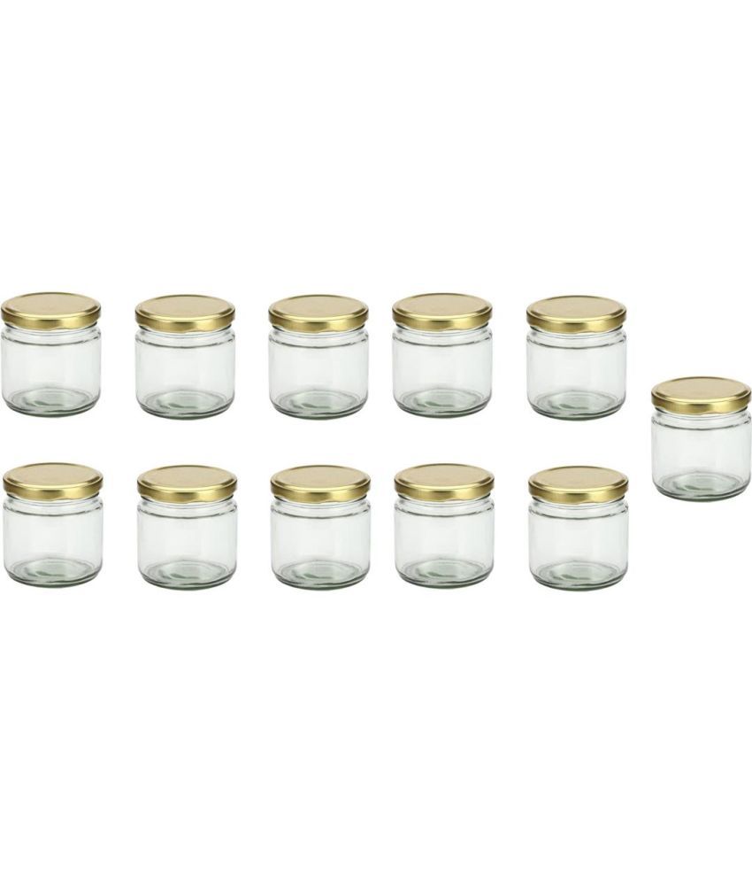     			AFAST Glass Container Glass Transparent Salt/Pepper Container ( Set of 11 )