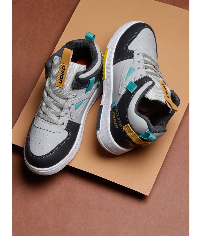     			ASIAN - Light Grey Boy's Sneakers ( 1 Pair )