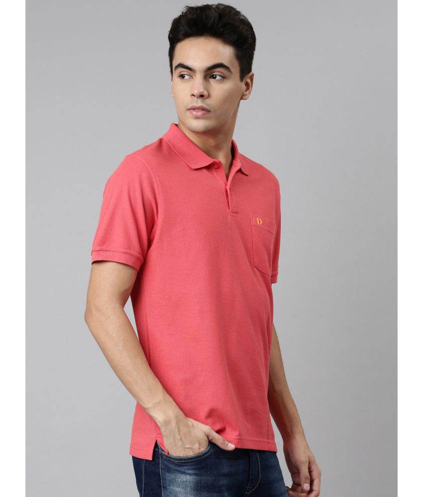     			Dixcy Scott Maximus Cotton Regular Fit Solid Half Sleeves Men's Polo T Shirt - Red ( Pack of 1 )