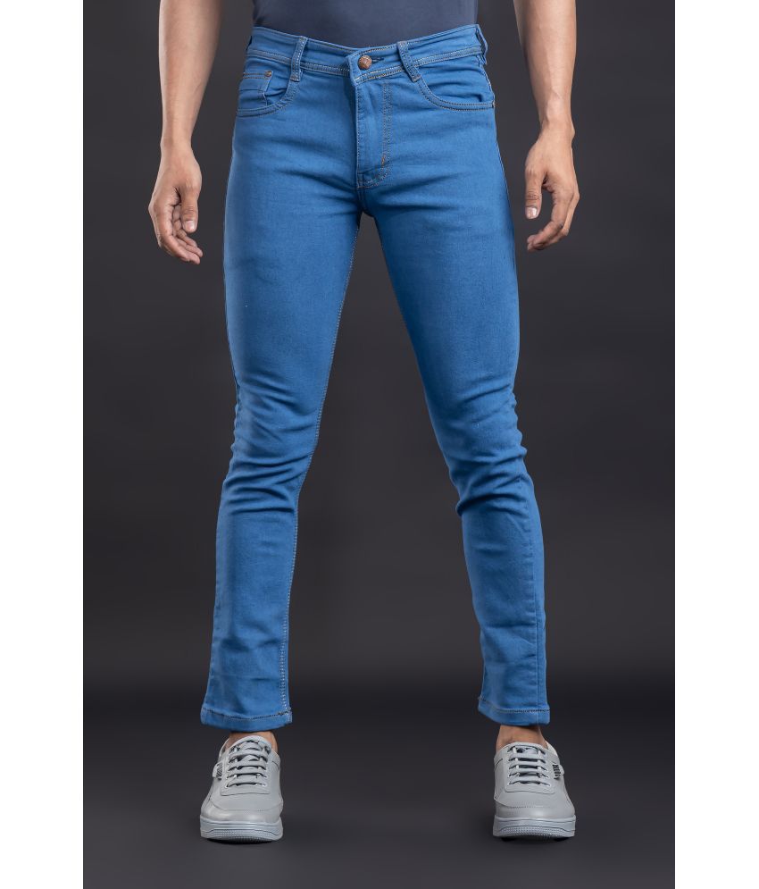     			L,Zard Slim Fit Basic Men's Jeans - Light Blue ( Pack of 1 )