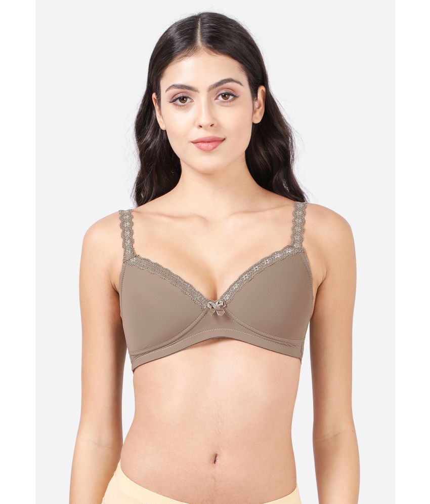     			Taabu Brown Lace Lightly Padded Women's T-Shirt Bra ( Pack of 1 )