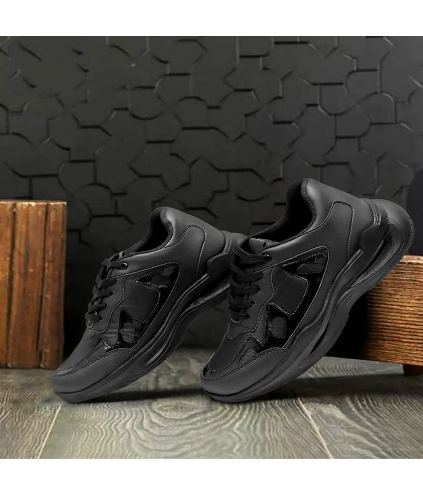     			VATELIO Stylish/Comfortable Black Men's Lifestyle Shoes