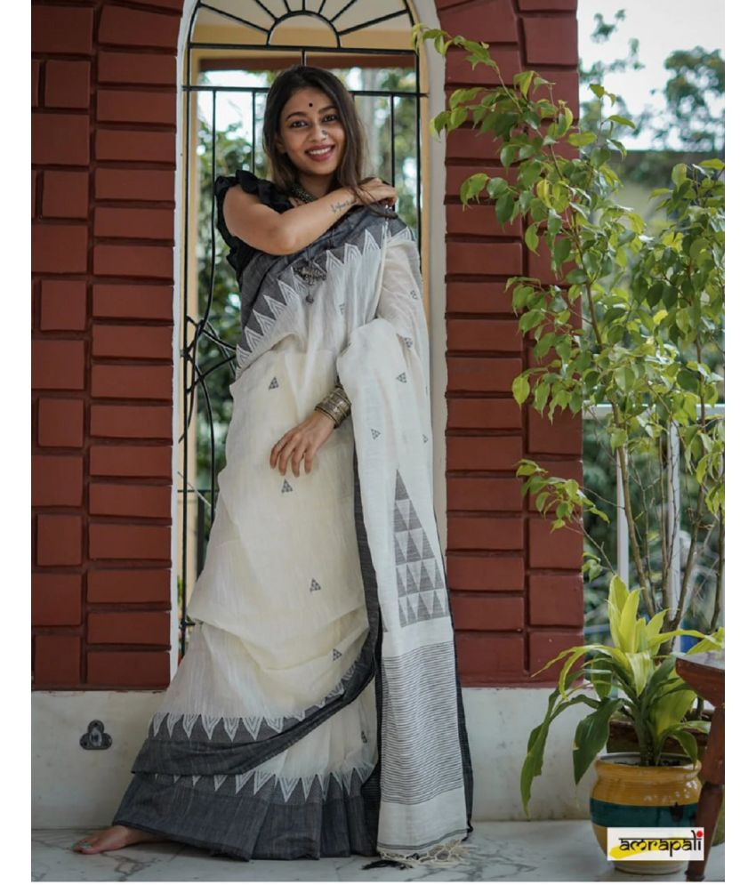     			Aika Banarasi Silk Embellished Saree With Blouse Piece - Multicolor2 ( Pack of 1 )