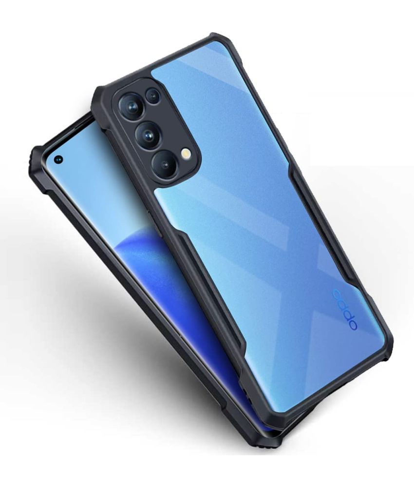     			Bright Traders Hybrid Covers Compatible For Silicon Oppo RENO 5 PRO ( Pack of 1 )