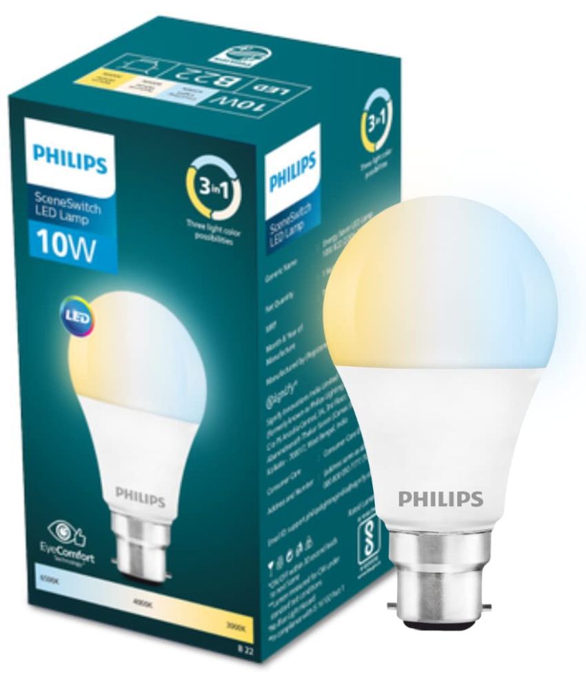     			Philips 10W Cool Day Light LED Bulb ( Single Pack )