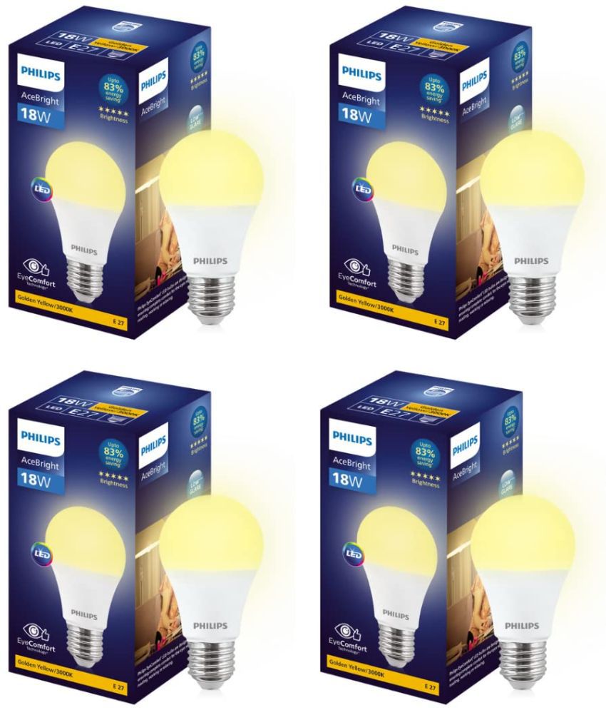     			Philips 18W Cool Day Light LED Bulb ( Pack of 4 )