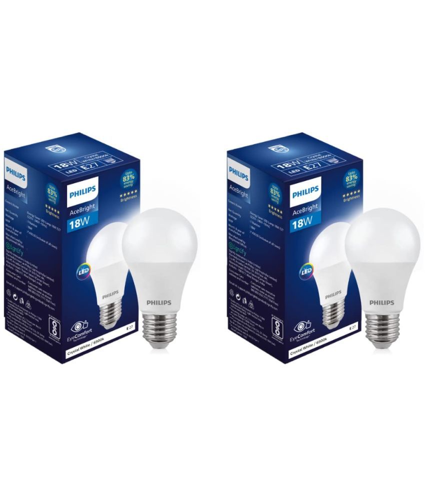     			Philips 18W Cool Day Light LED Bulb ( Pack of 2 )