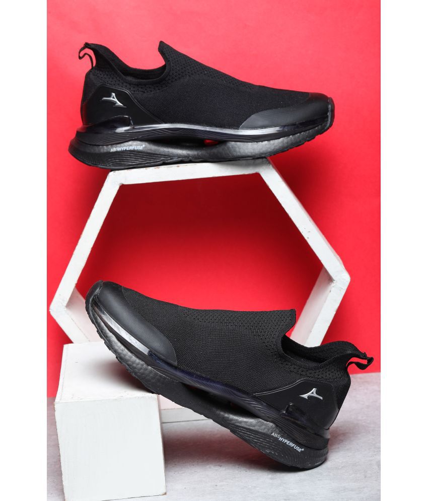     			Abros DELITE Black Men's Sports Running Shoes