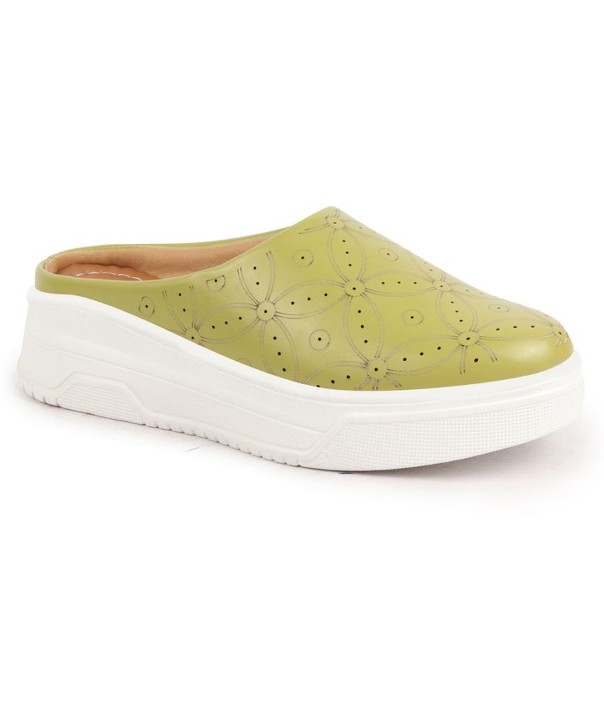     			Fausto Mint Green Women's Mules Shoes