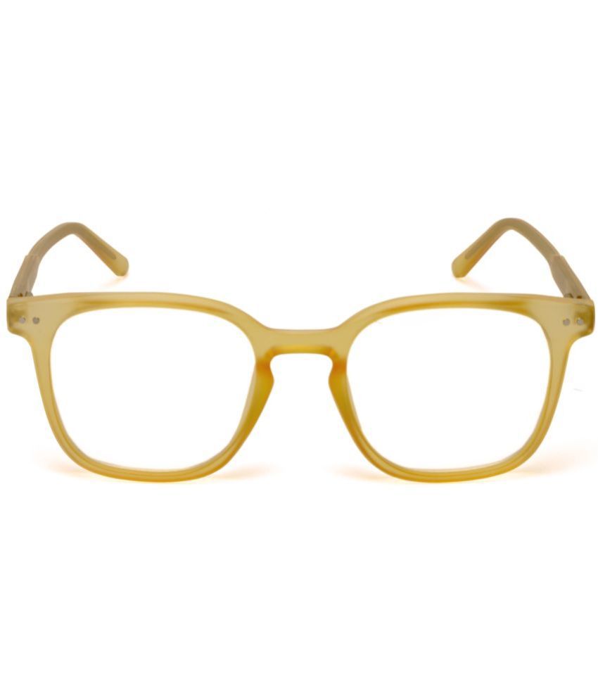     			OREADERS Yellow Round Eyeglass Frame ( Pack of 1 )