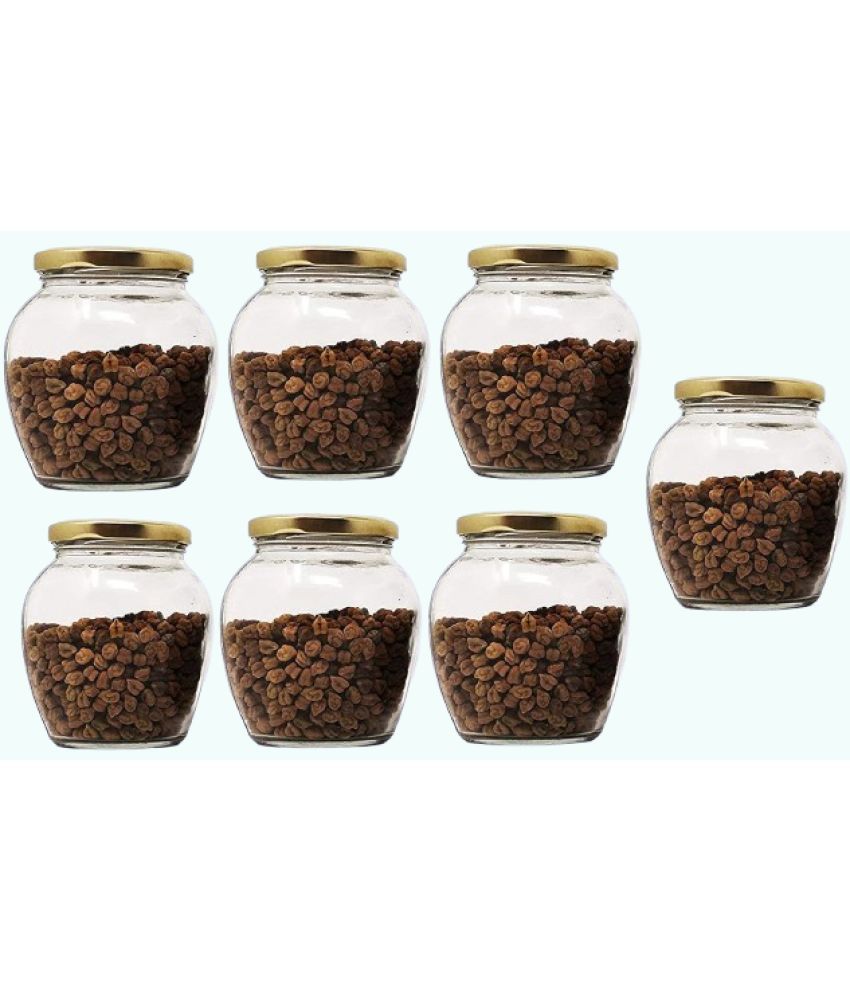     			Somil  Glass Container Glass Transparent Utility Container ( Set of 7 )