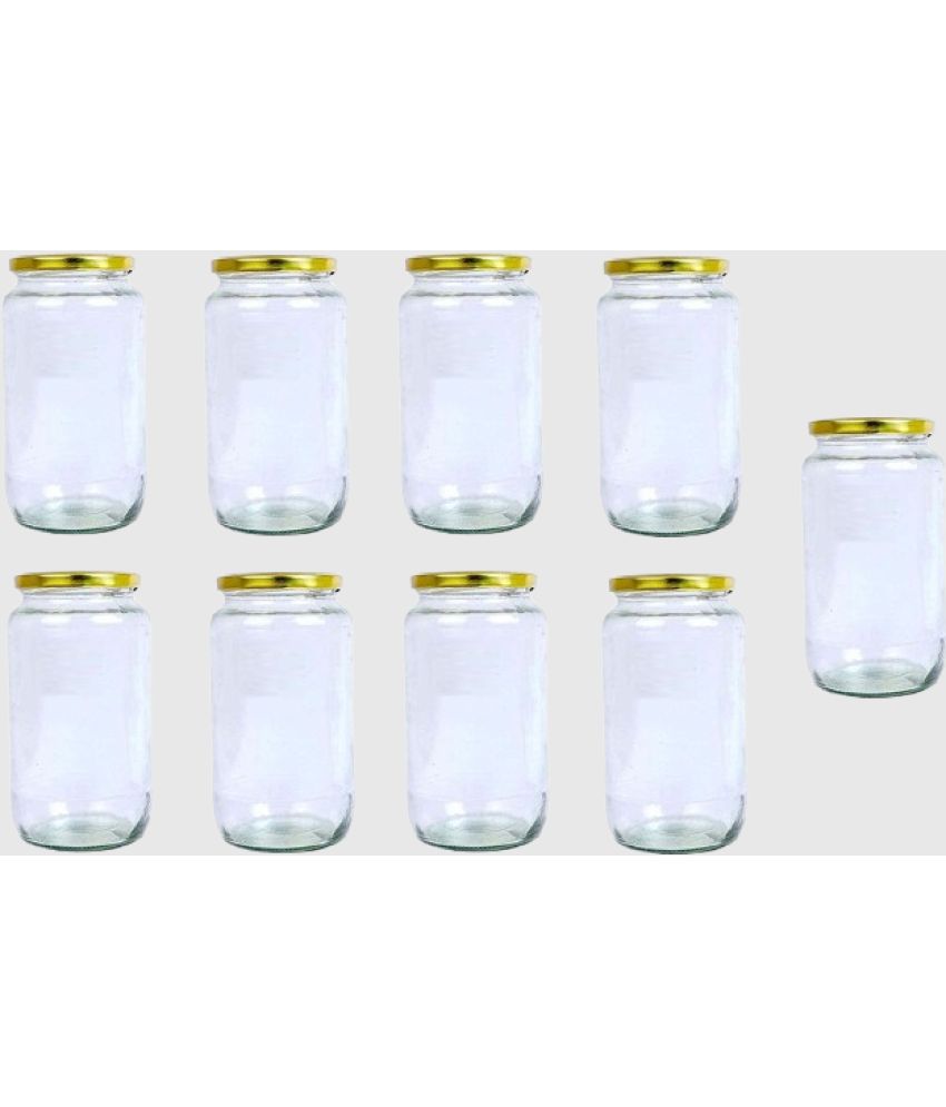     			Somil  Glass Container Glass Transparent Utility Container ( Set of 9 )