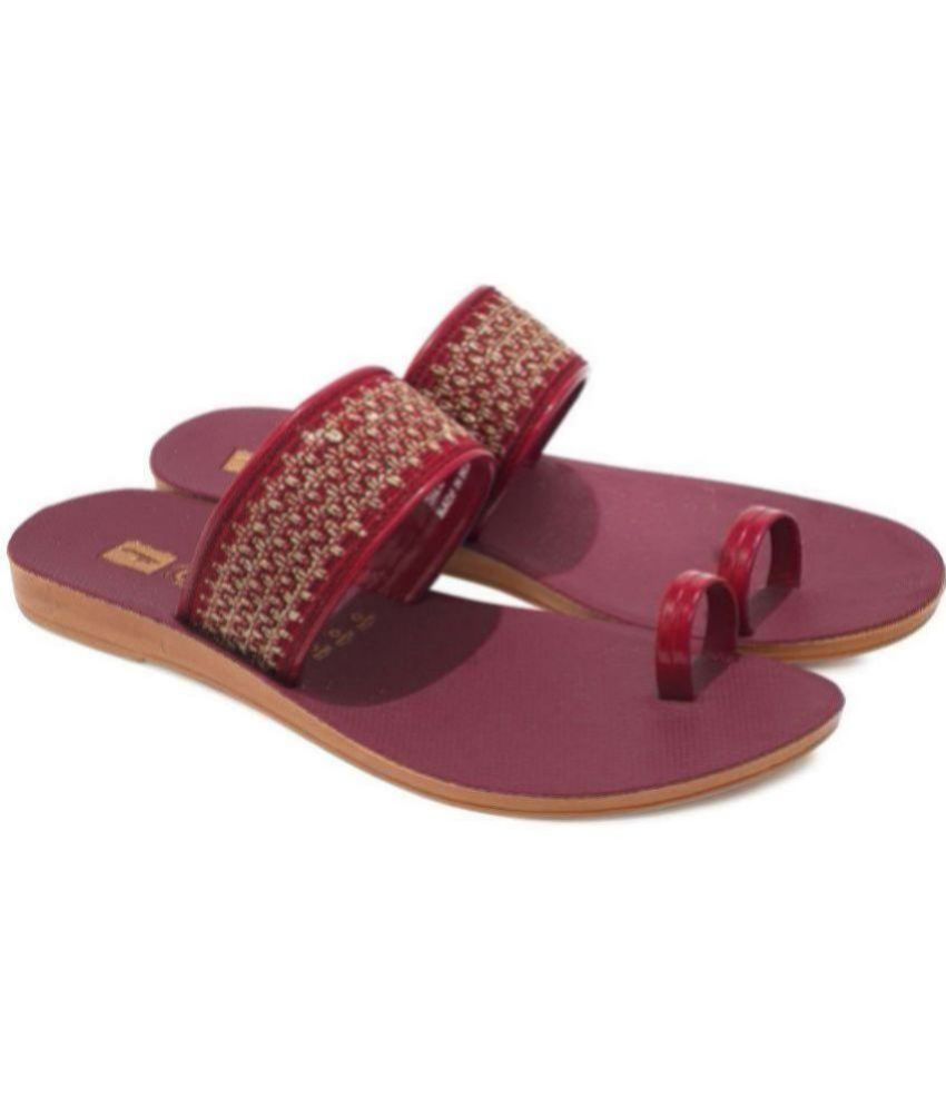     			ASIAN Red Women's Slipper