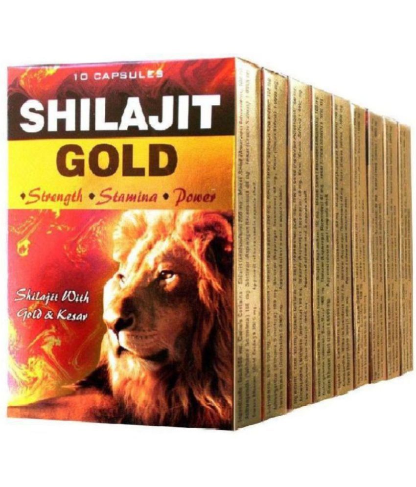     			G&G Pharmacy Shilajit Gold Capsules 10no.s Pack of 10