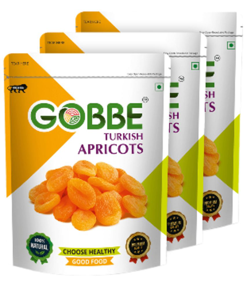     			GOBBE Apricot (Khumani) 600 g Pack of 3