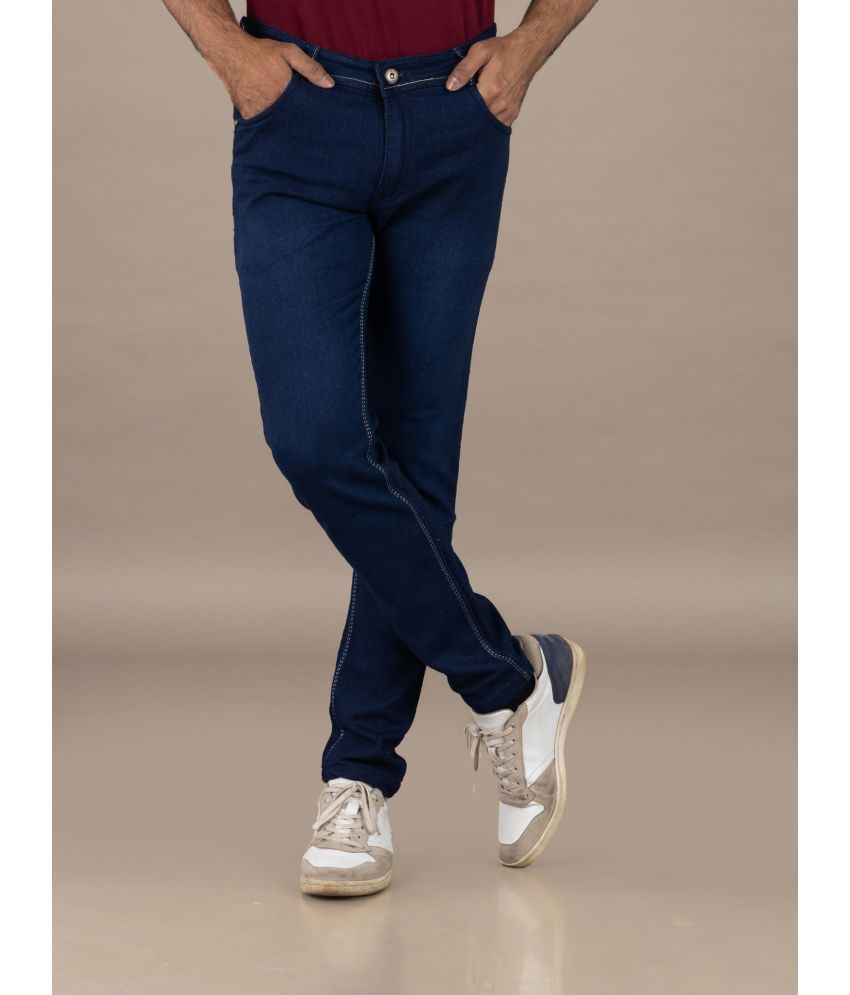     			L,Zard Slim Fit Basic Men's Jeans - Dark Blue ( Pack of 1 )