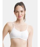 Jockey SS12 Wirefree Non Padded Super Combed Cotton Elastane Beginners Bra - White