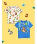 Nauti Nati Pack of 2 Baby Boys Cotton T-Shirt ( Multi )