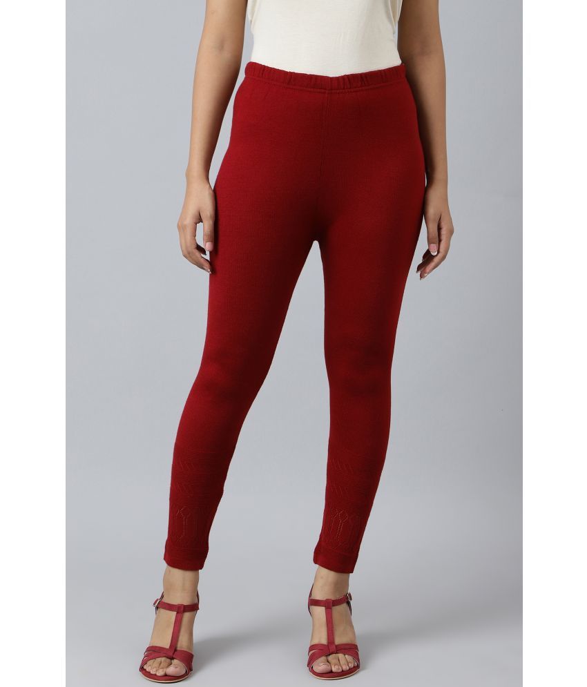     			Aurelia - Red Acrylic Women's Leggings ( Pack of 1 )