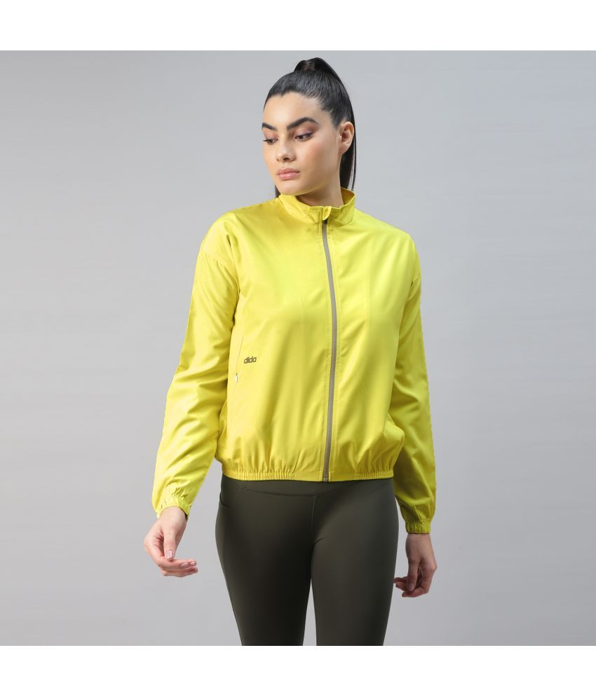     			Dida Sportswear - Yellow Polyester Women's Jacket