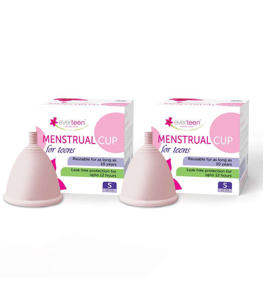     			Everteen Silicone Reusable Menstrual Cup Extra Small ( Pack of 2 )