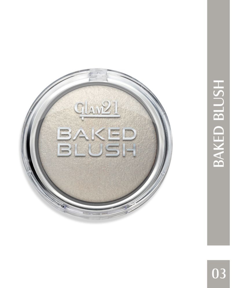     			Glam21 Baked Blusher Highly Pigmented Formula Long-lasting Illuminating Texture 6gm Shade-03