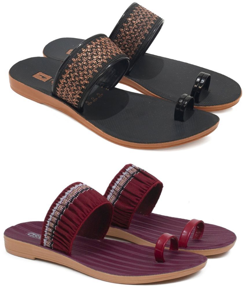     			ASIAN Black Women's Daily Slipper