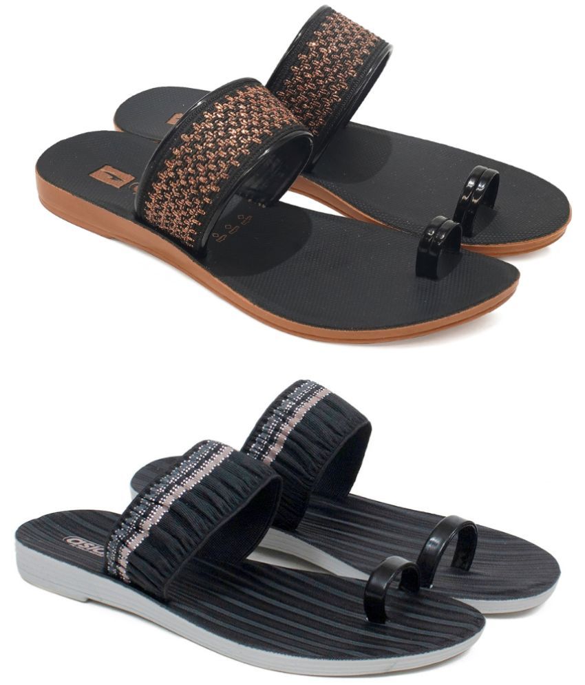     			ASIAN Black Women's Daily Slipper