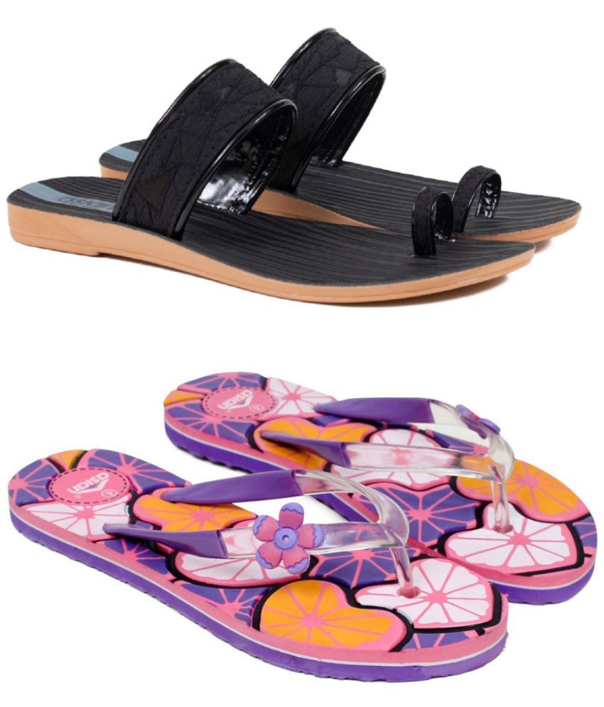     			ASIAN Pink Women's Flip Flop