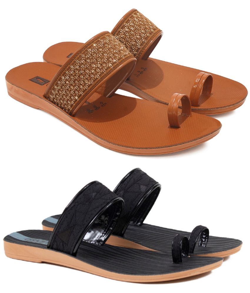     			ASIAN Tan Women's Flip Flop