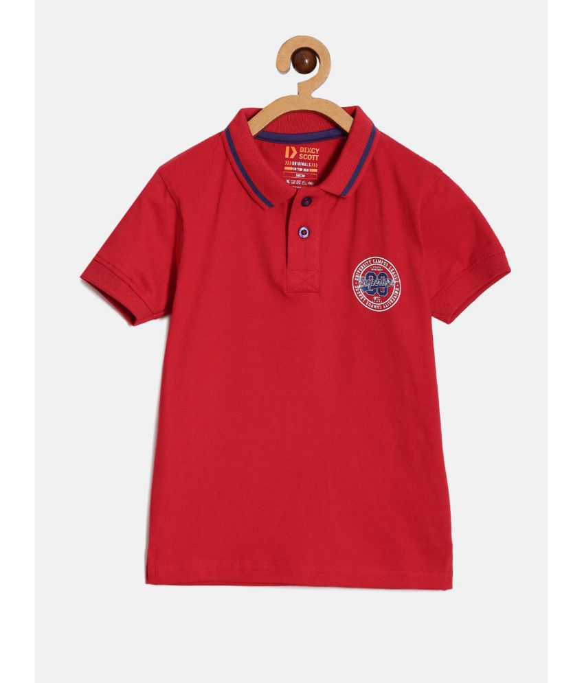     			Dixcy Scott Originals Red Cotton Boy's T-Shirt ( Pack of 1 )