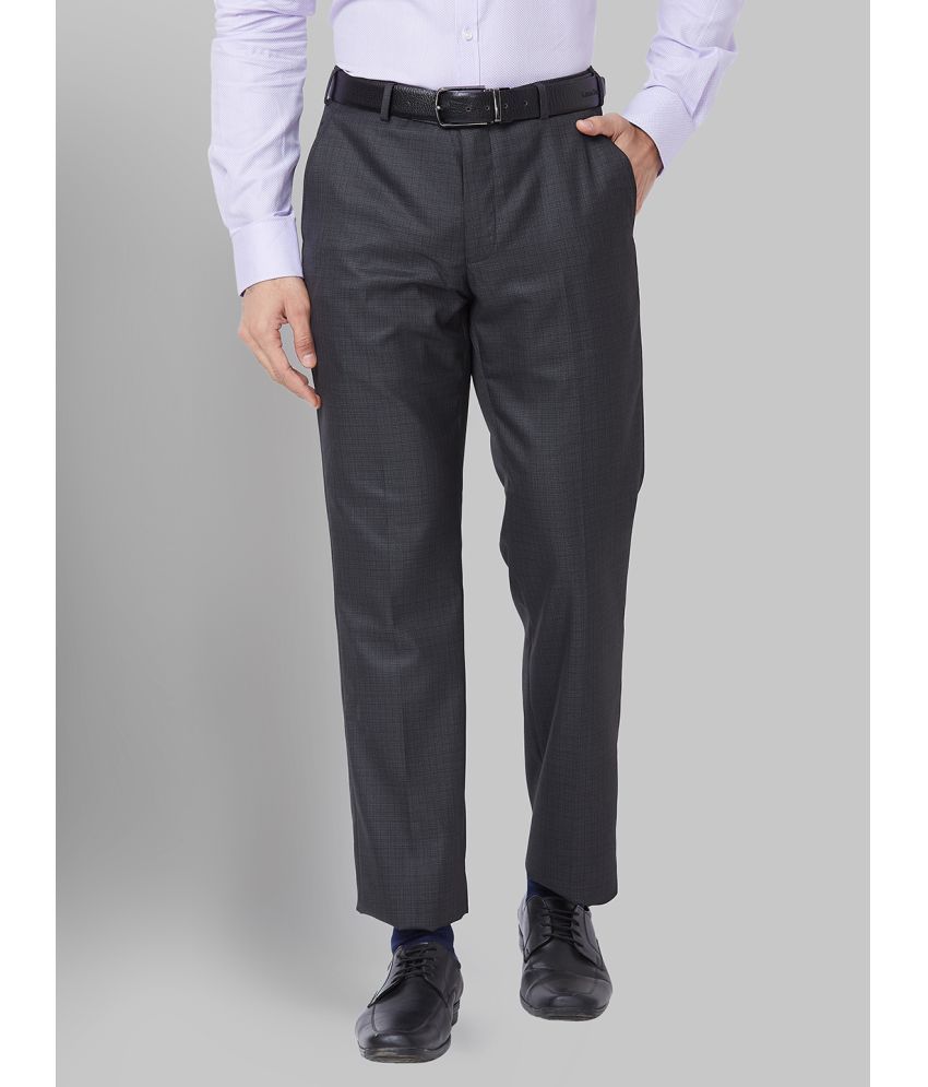     			Park Avenue Regular Flat Men's Formal Trouser - Grey ( Pack of 1 )