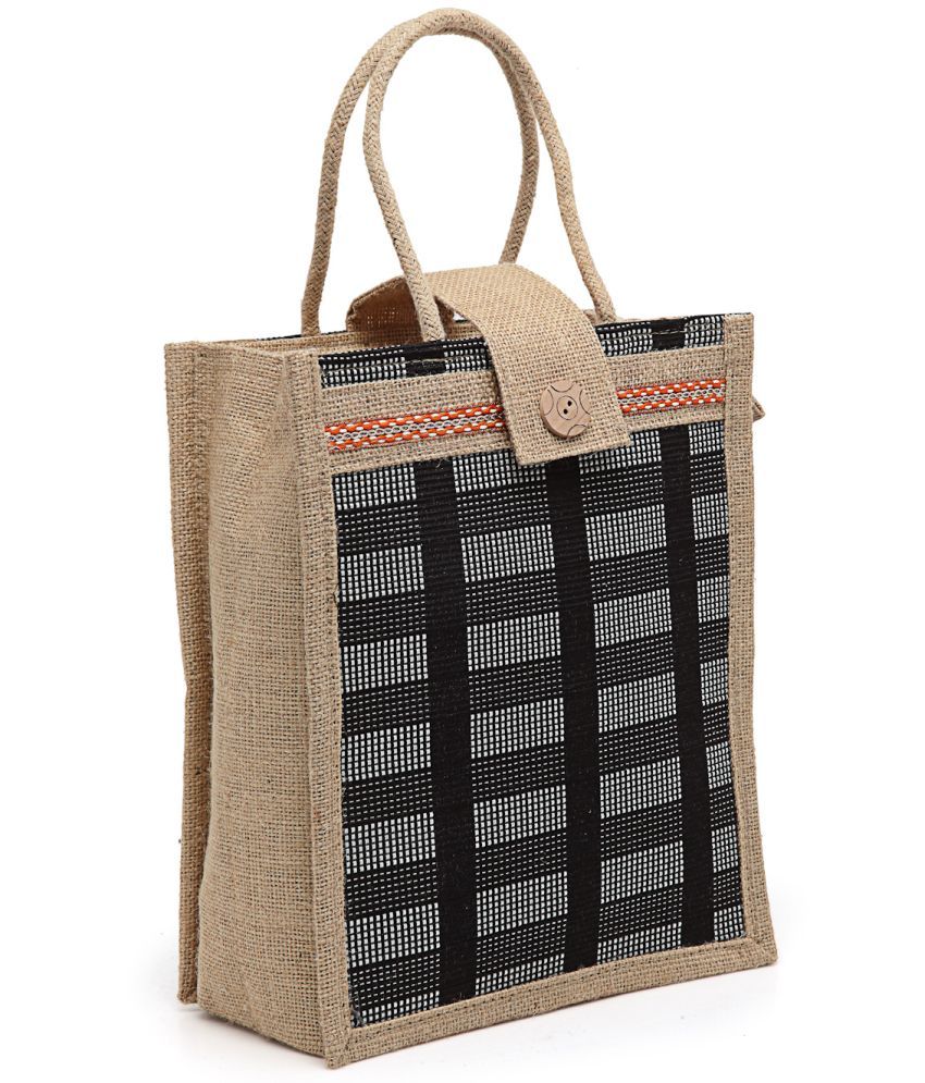     			ENSAC Black Jute Handheld