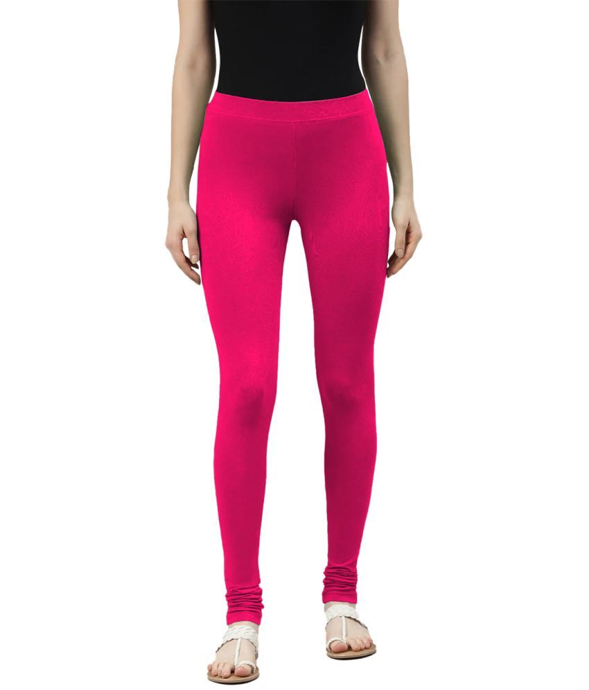     			LYRA - Pink Viscose Women's Leggings ( Pack of 1 )