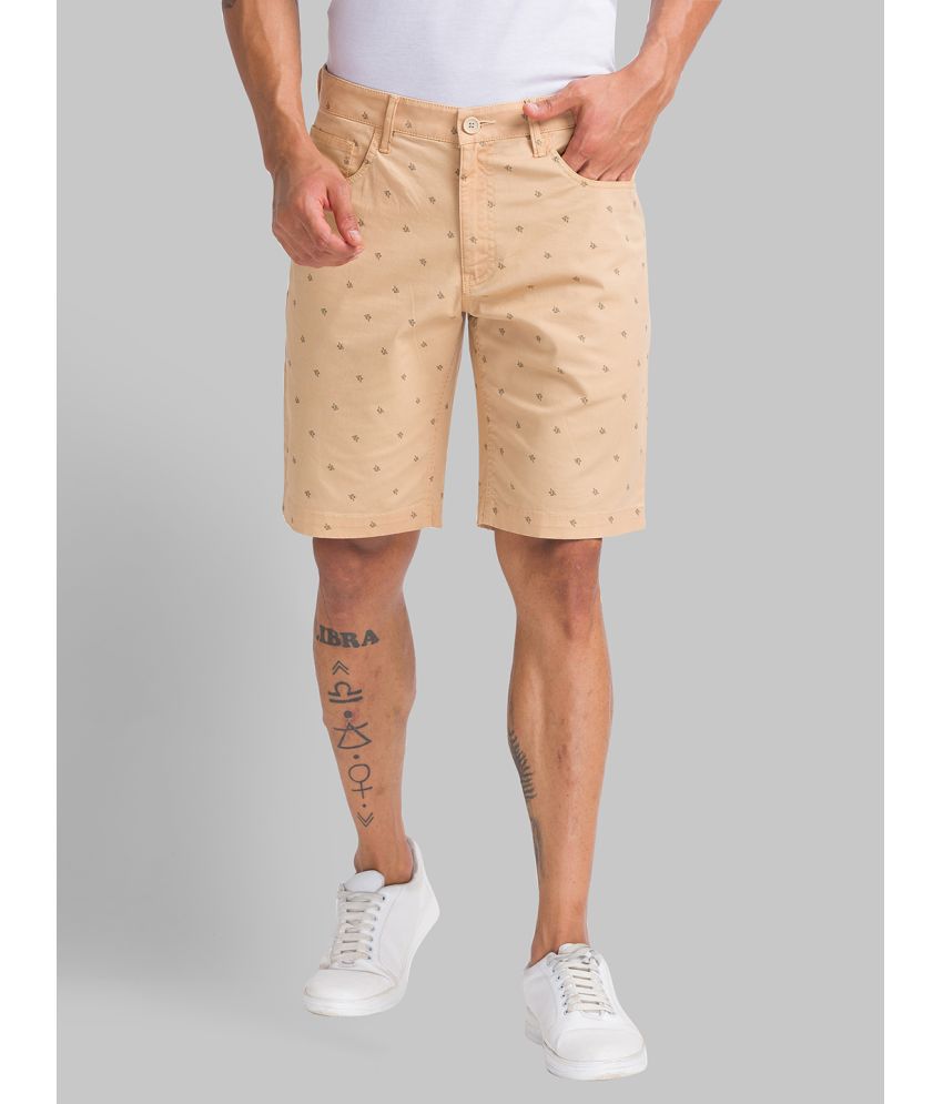     			Parx Brown Cotton Blend Men's Shorts ( Pack of 1 )