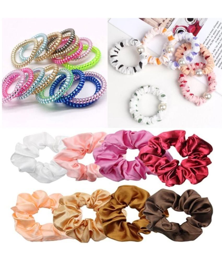     			SNOWPEARL Multi Hair Accessory Set ( Pack of 10 )