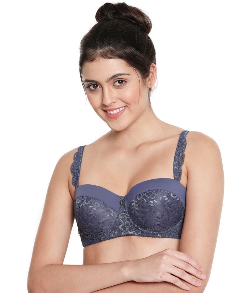     			Susie Nylon Lightly Padded Women's Balconette Bra ( Lavender )