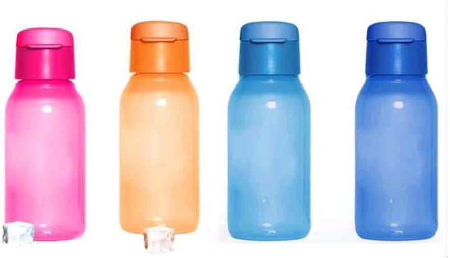     			Tupperware India Pvt Ltd Multicolour Plastic Water Bottle 1050 mL ( Set of 3 )