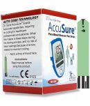 ACCUSURE Blue Glucometer 50 Test Strips