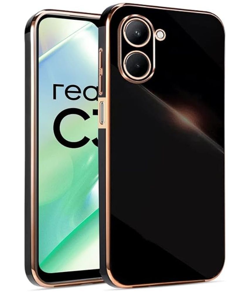     			Doyen Creations Plain Cases Compatible For Silicon Realme c33 ( Pack of 1 )