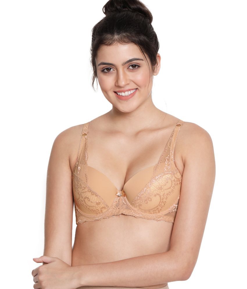     			Susie Pack of 1 Lace Lightly Padded Women's Everyday Bra ( Beige )