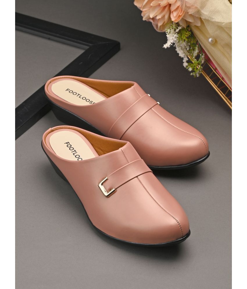     			Footloose Pink Women's Mules