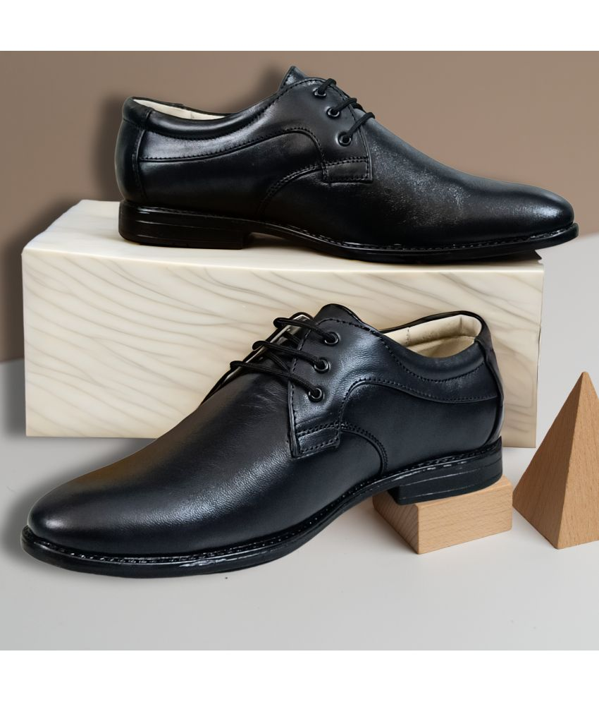     			RICKENBAC Black Men's Derby Formal Shoes