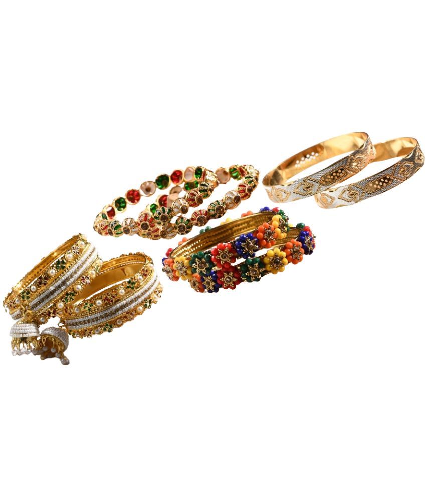     			Somil Multicolor Bangle Set ( Pack of 24 )