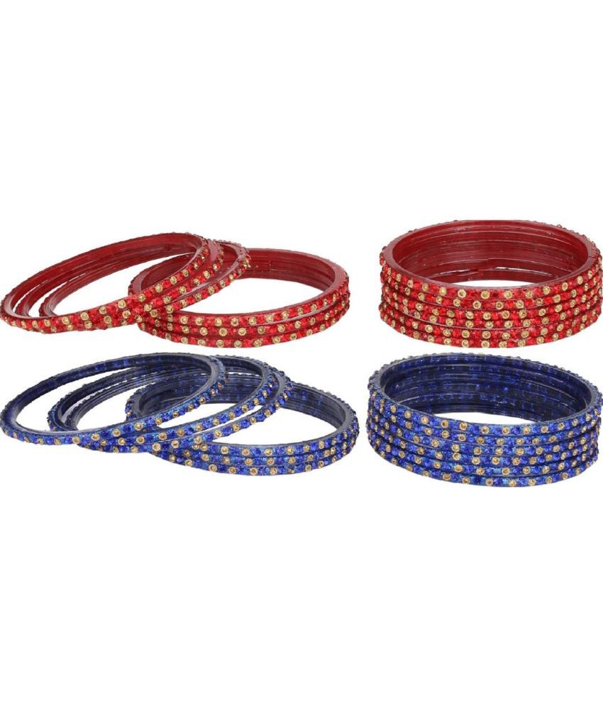     			Somil Multicolor Bangle Set ( Pack of 24 )